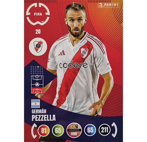 Panini FIFA Club WM Trading Cards 2025 | Nr. 020 GERMAN PEZZELLA