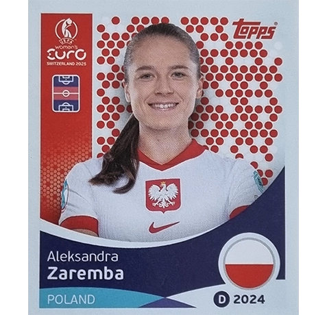 Topps UEFA Women EURO 2025 Sticker | Nr 200 Aleksandra Zaremba
