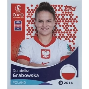 Topps UEFA Women EURO 2025 Sticker | Nr 201 Dominika Grabowska