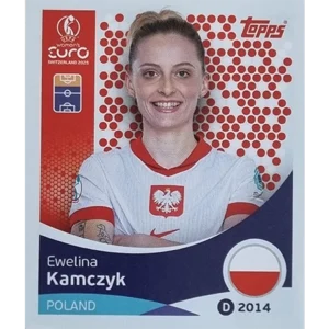 Topps UEFA Women EURO 2025 Sticker | Nr 204 Ewelina Kamczyk