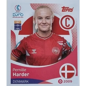 Topps UEFA Women EURO 2025 Sticker | Nr 206 Pernille Harder