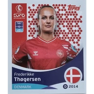 Topps UEFA Women EURO 2025 Sticker | Nr 208 Frederikke Thogersen