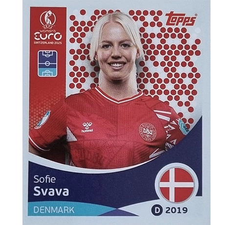 Topps UEFA Women EURO 2025 Sticker | Nr 209 Sofie Svava