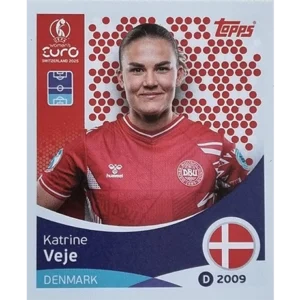 Topps UEFA Women EURO 2025 Sticker | Nr 210 Katrine Veje