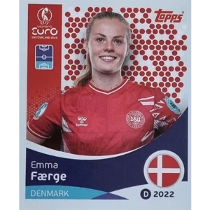 Topps UEFA Women EURO 2025 Sticker | Nr 211 Emma Faerge
