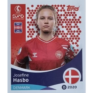Topps UEFA Women EURO 2025 Sticker | Nr 213 Josefine Hasbo