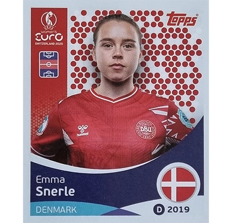 Topps UEFA Women EURO 2025 Sticker | Nr 216 Emma Snerle