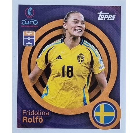 Topps UEFA Women EURO 2025 Sticker | Nr 221 Fridolina Rolfö