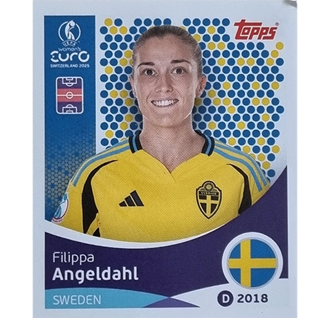 Topps UEFA Women EURO 2025 Sticker | Nr 229 Filippa Angeldahl