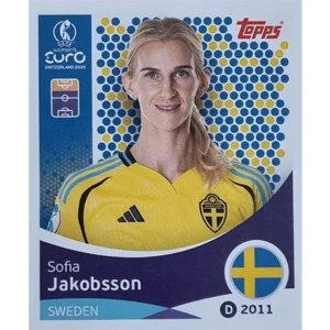 Topps UEFA Women EURO 2025 Sticker | Nr 235 Sofia Jakobsson