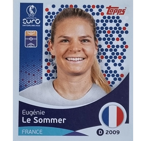 Topps UEFA Women EURO 2025 Sticker | Nr 249 Eugenie Le Sommer