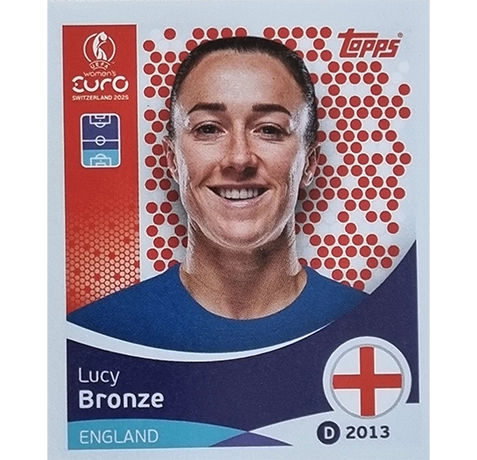 Topps UEFA Women EURO 2025 Sticker | Nr 256 Lucy Bronze