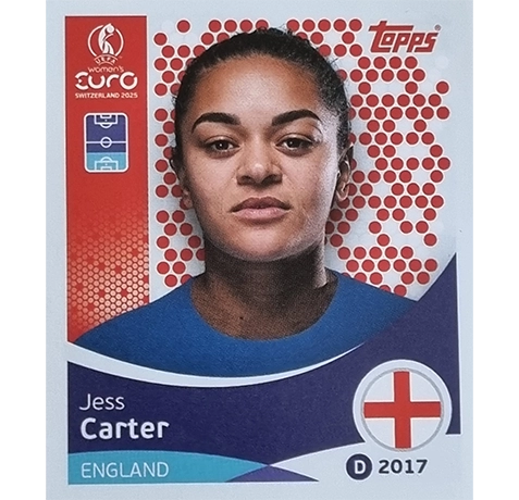 Topps UEFA Women EURO 2025 Sticker | Nr 259 Jess Carter