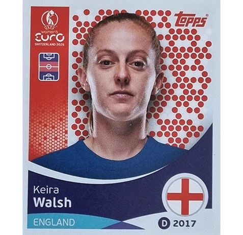 Topps UEFA Women EURO 2025 Sticker | Nr 262 Keira Walsh