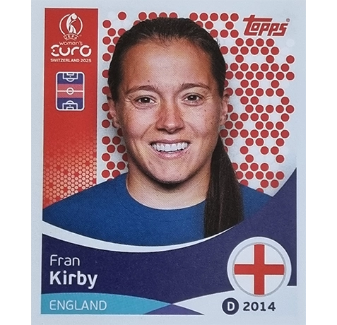Topps UEFA Women EURO 2025 Sticker | Nr 263 Fran Kirby