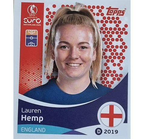 Topps UEFA Women EURO 2025 Sticker | Nr 267 Lauren Hemp