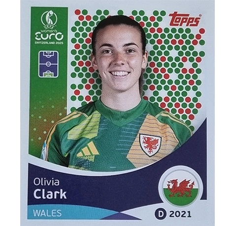 Topps UEFA Women EURO 2025 Sticker | Nr 271 Olivia Clark