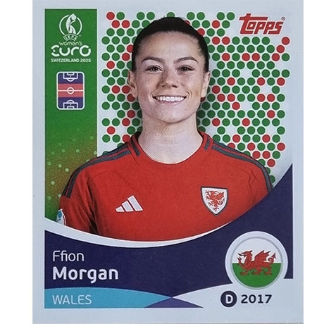 Topps UEFA Women EURO 2025 Sticker | Nr 277 Ffion Morgan