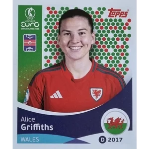 Topps UEFA Women EURO 2025 Sticker | Nr 279 Alice Griffiths