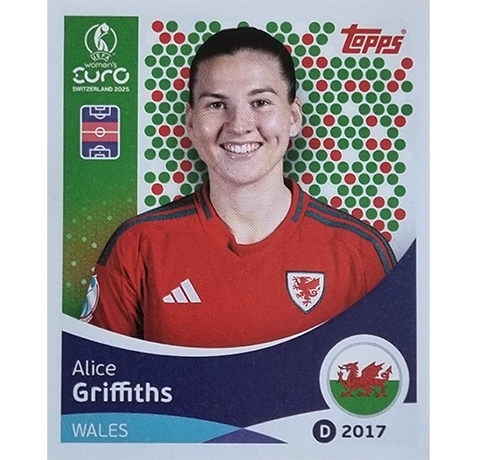 Topps UEFA Women EURO 2025 Sticker | Nr 279 Alice Griffiths