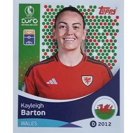 Topps UEFA Women EURO 2025 Sticker | Nr 282 Kayleigh Barton