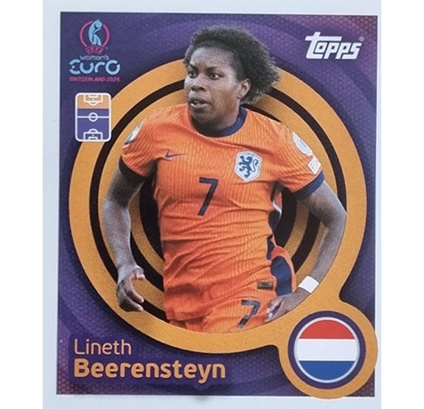 Topps UEFA Women EURO 2025 Sticker | Nr 285 Lineth Beerensteyn
