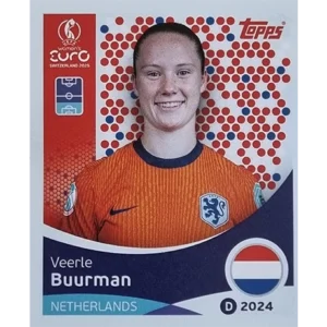 Topps UEFA Women EURO 2025 Sticker | Nr 291 Veerle Buurman