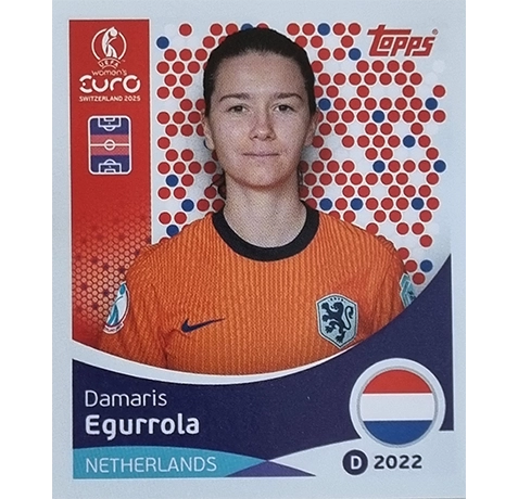 Topps UEFA Women EURO 2025 Sticker | Nr 292 Damaris Egurrola