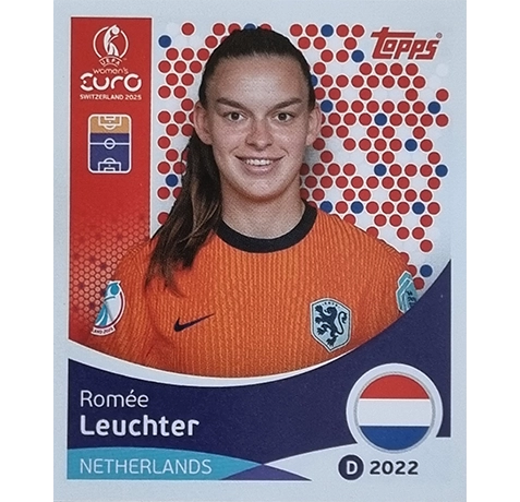 Topps UEFA Women EURO 2025 Sticker | Nr 297 Romee Leuchter