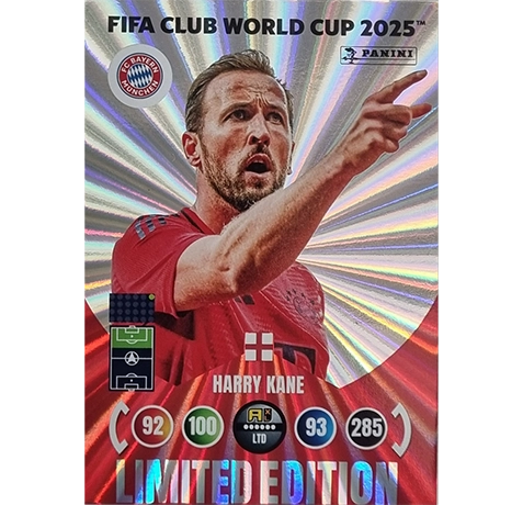 Panini FIFA Club WM Trading Cards 2025 | HARRY KANE | LIMITED EDITION