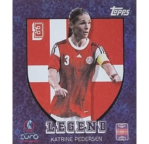 Topps UEFA Women EURO 2025 Sticker | Nr 305 Legend Katrine Pedersen