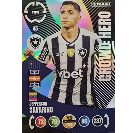 Panini FIFA Club WM Trading Cards 2025 | Nr. 045 JEFFERSON SAVARINO | CROWD HERO