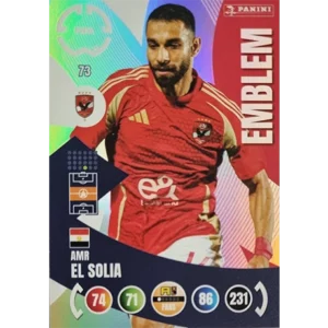 Panini FIFA Club WM Trading Cards 2025 | Nr. 073 AMR EL SOLIA | EMBLEM