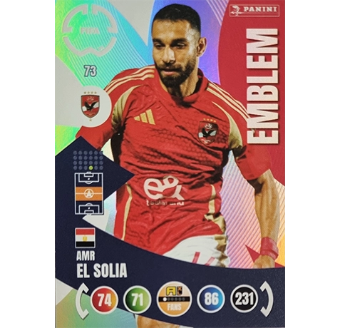Panini FIFA Club WM Trading Cards 2025 | Nr. 073 AMR EL SOLIA | EMBLEM