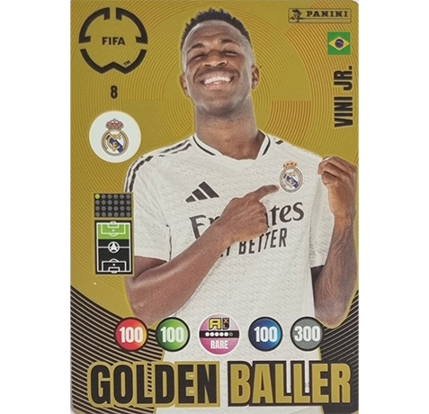 Panini FIFA Club WM Trading Cards 2025 | Nr. 008 VINI JR.| GOLDEN BALLER