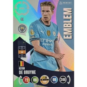 Panini FIFA Club WM Trading Cards 2025 | Nr. 091 KEVIN DE BRUYNE | EMBLEM