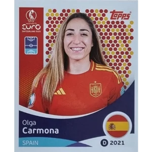 Topps UEFA Women EURO 2025 Sticker | Nr 098 Olga Carmona