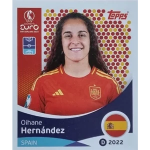 Topps UEFA Women EURO 2025 Sticker | Nr 099 Oihane Hernandez