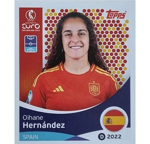 Topps UEFA Women EURO 2025 Sticker | Nr 099 Oihane Hernandez