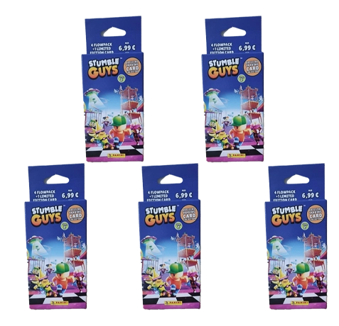 Panini Stumble Guys Trading Cards Serie 2 | 5x Eco Blister Pack