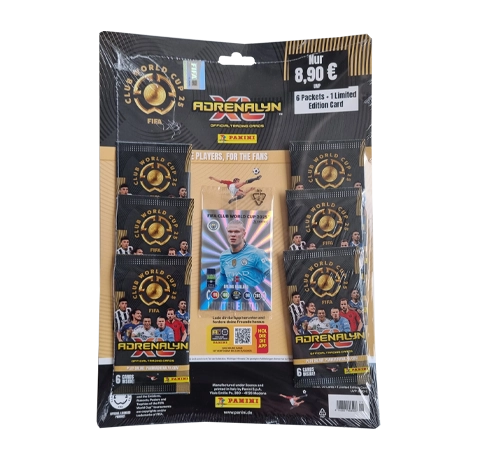 Panini FIFA Club WM Trading Cards 2025 | 1x Multipack inkl. Limited Edition Card Erling Haaland