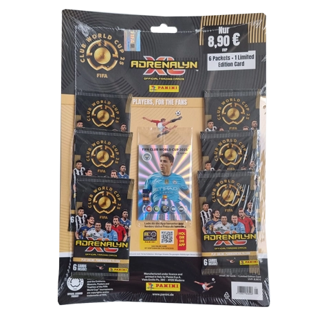 Panini FIFA Club WM Trading Cards 2025 | 1x Multipack inkl. Limited Edition Card Rodri
