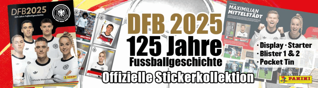 Panini 125 Jahre DFB Fussball Sticker