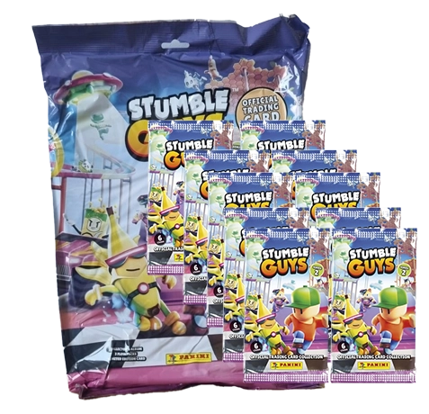 Panini Stumble Guys Trading Cards Serie 2 | 1x Starterpack + 10x Booster