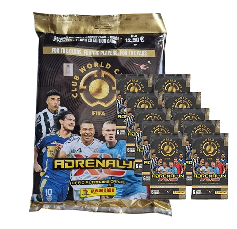 Panini FIFA Club WM Trading Cards 2025 | 1x Starterpack + 10x Booster