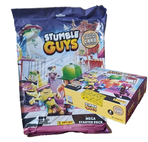 Panini Stumble Guys Trading Cards Serie 2 | 1x Starterpack + 1x Display je 24x Booster