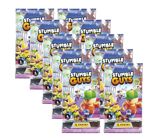 Panini Stumble Guys Trading Cards Serie 2 | 10x Booster