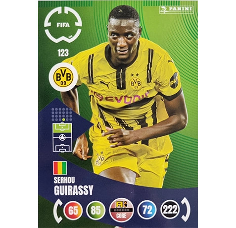 Panini FIFA Club WM Trading Cards 2025 | Nr. 123 Serhou Guirassy