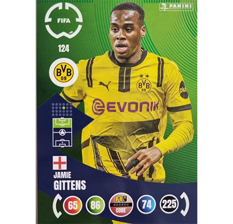 Panini FIFA Club WM Trading Cards 2025 | Nr. 124 Jamie Gittens