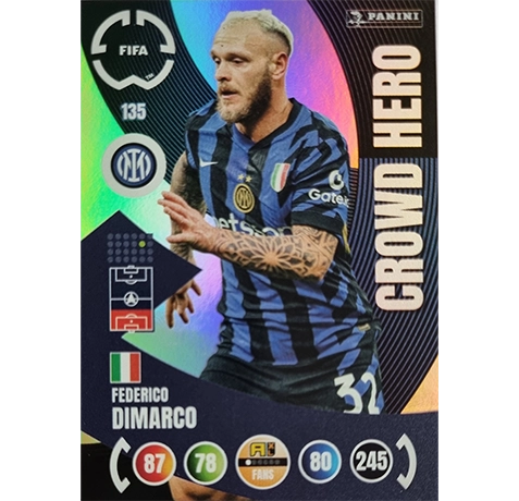 Panini FIFA Club WM Trading Cards 2025 | Nr. 135 Federico DiMarco | Crowd Hero